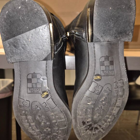 Vince Camuto Pelda Black leather Riding Boots 7M - Picture 11 of 12